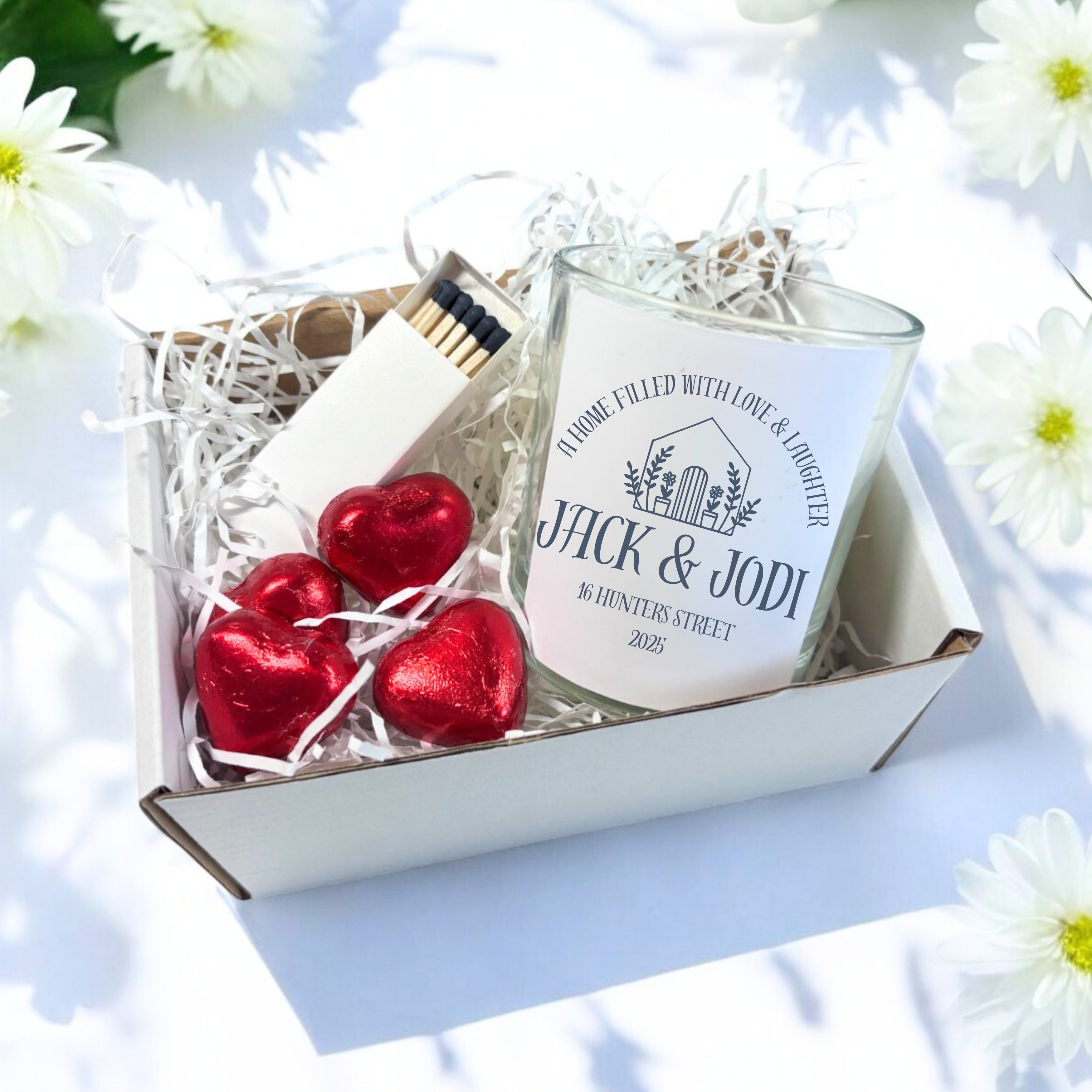 Personalised Little Home Candle Gift Set  | Housewarming Gift Box