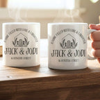 Little New Home Personalised Mugs Gift Set I Couples Engagement