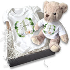 Personalised Green Boys 1st Baby Grow – Birthday Gift for Baby