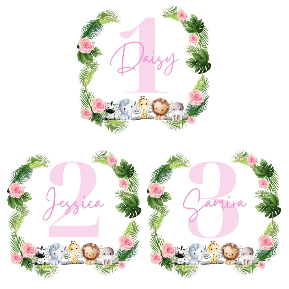 Personalised Luxury Teddy Bear Pink Girls 1st Birthday T-shirt