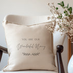 Personalised Wonderful Nan,Gran,Grandma Cushion