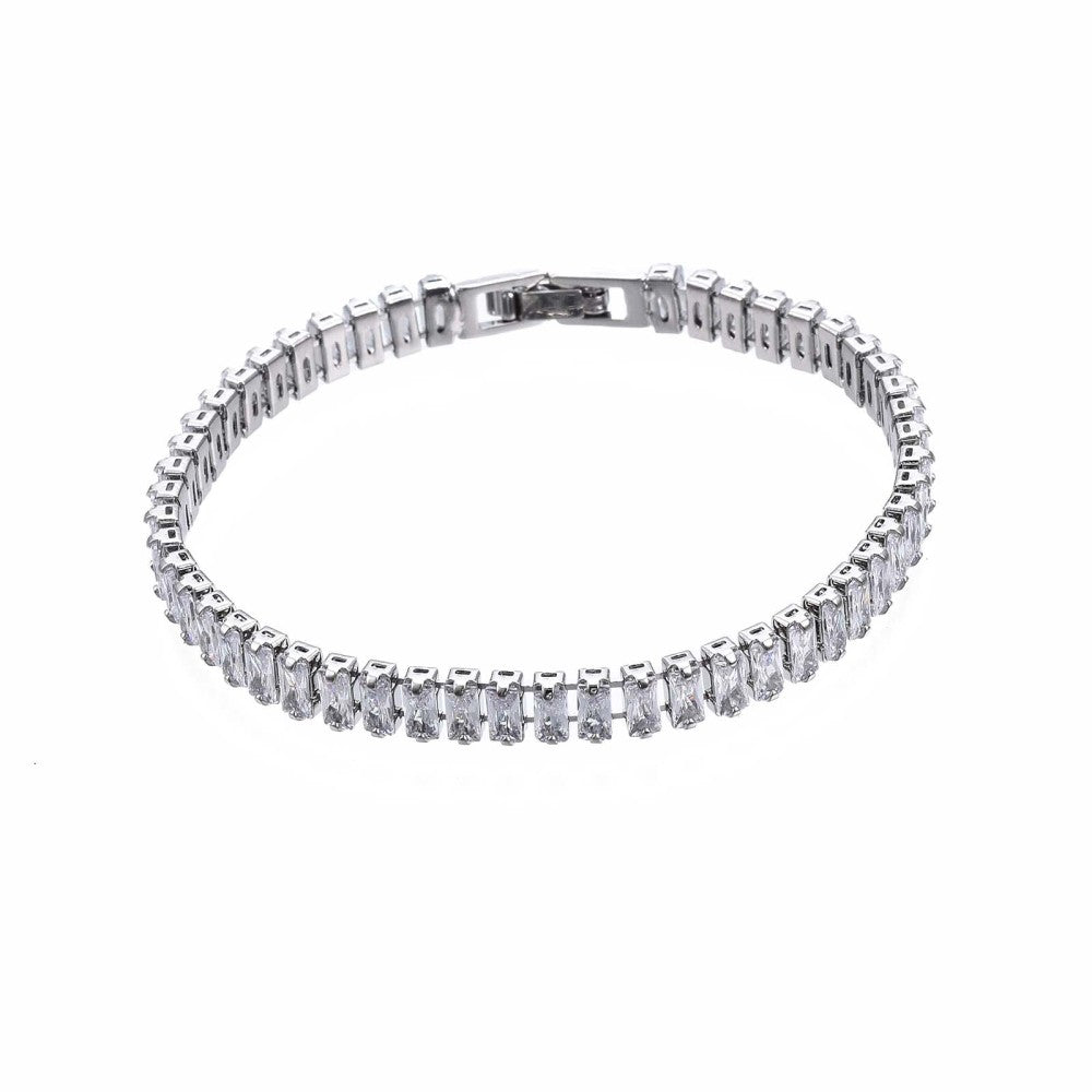 Cubic Zirconia Classic Tennis Bracelet - Women's Bracelet