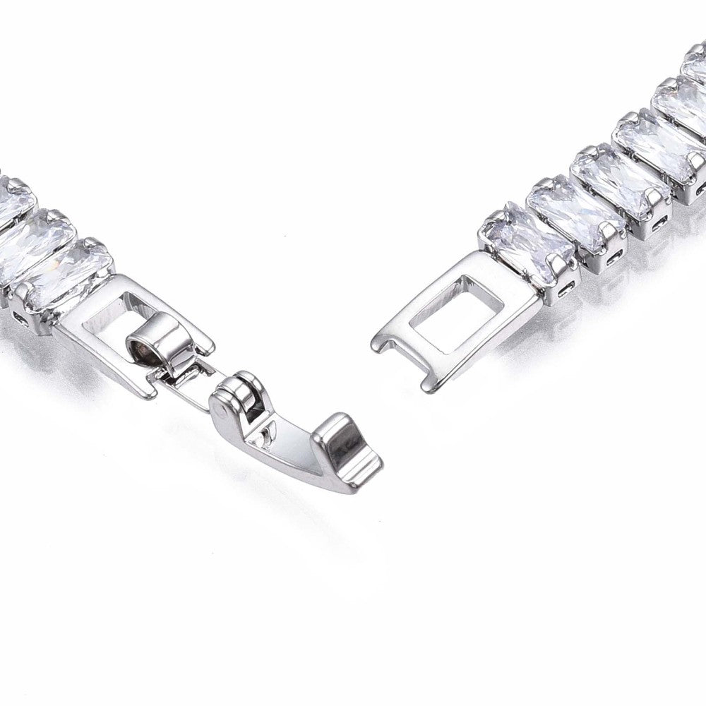 Cubic Zirconia Classic Tennis Bracelet - Women's Bracelet