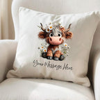 Personalised Daisy Highland Cow Gift – Gift for Her