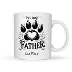 Personalised Dog Father Mug, Funny Dad Gift, Dog Lover Coffee Cup, Scotland UK