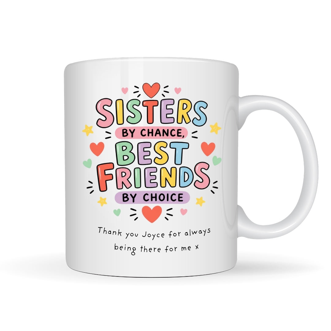 Personalised Sister & Best Friends Mug Gift | Sister Best Friend Gift