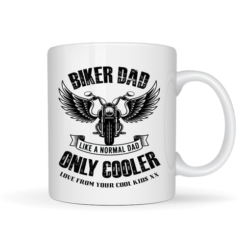 Biker Dad Mug Gift | Dad Father's Day Gift