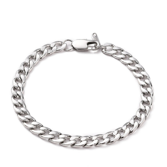 Mens Curb Chain Bracelet
