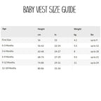 Our 1st Mother's Day Pretty Flowers Baby Outfit: Bib, Vest, Baby Grow