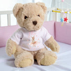 Personalised Luxury Teddy Bear with Ballet Bunny T-Shirt