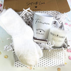 Personalised Bridesmaid Mug, Candle & Socks Gift Hamper | Wedding Gift