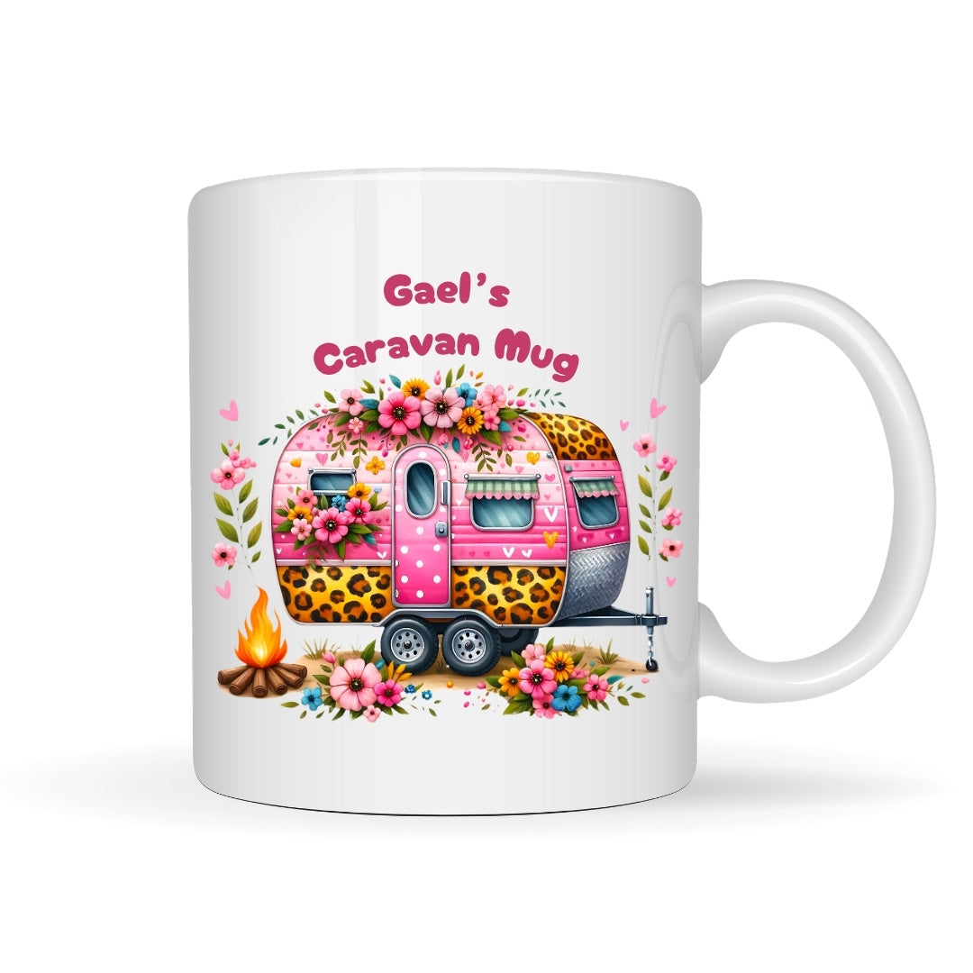 Personalised Caravan Mug Gift | Mum Sister Friend Gift