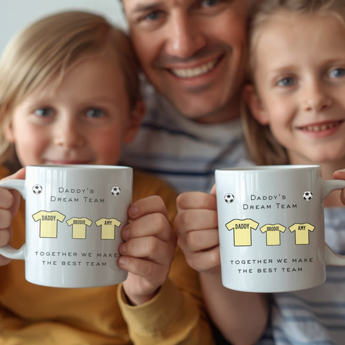 Daddy's Team Football Mug Gift | Dad Father's Day Gift