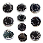 Personalised Something Blue Wedding Garter and Engraved Charm