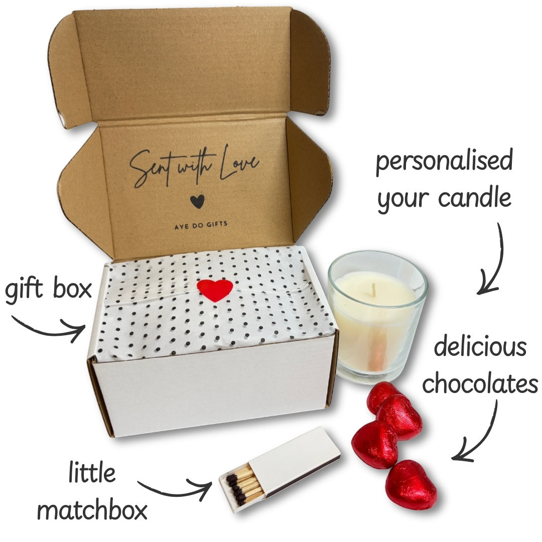 Personalised Happy Birthday Dream Big Candle Gift Set | Daughter, Sister, Friend