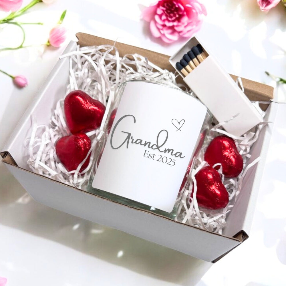 Grandma Est. 2025 Candle Gift Set