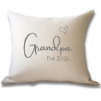 Personalised Grandpa-Grandad Cushion 2026