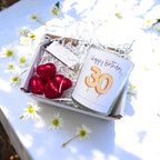 Personalised 30th Birthday Candle Gift Set – Gold Balloon | Friend, Daughter