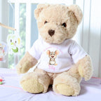Personalised Pink Mouse Welcome to the World Baby Gift Hamper - Teddy & Baby Vest