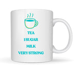 Personalised Tea Order with Name Mug Gift | Friend Colleague Gift