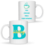 Personalised Tea Order with Name Mug Gift | Friend Colleague Gift