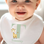 Personalised Little Giraffe Babygrow | Name Vest or Bib UK