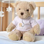 Personalised Luxury Teddy Bear with Little Tiger Name T-Shirt