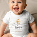 Personalised New to the Jungle Tiger Baby Outfit: Bib, Vest, Baby Grow