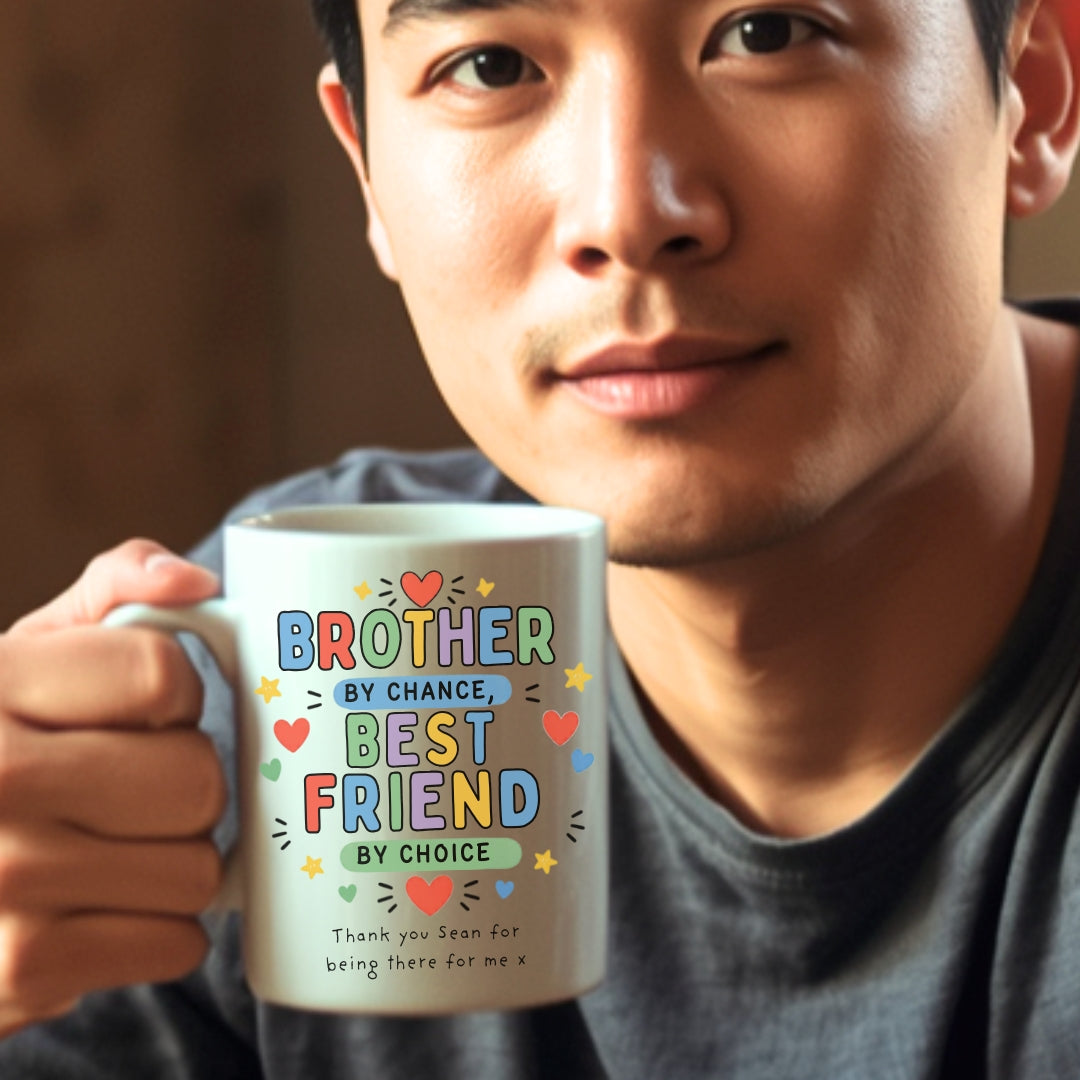 Personalised Brother Mug Gift | Brother Best Friend Gift