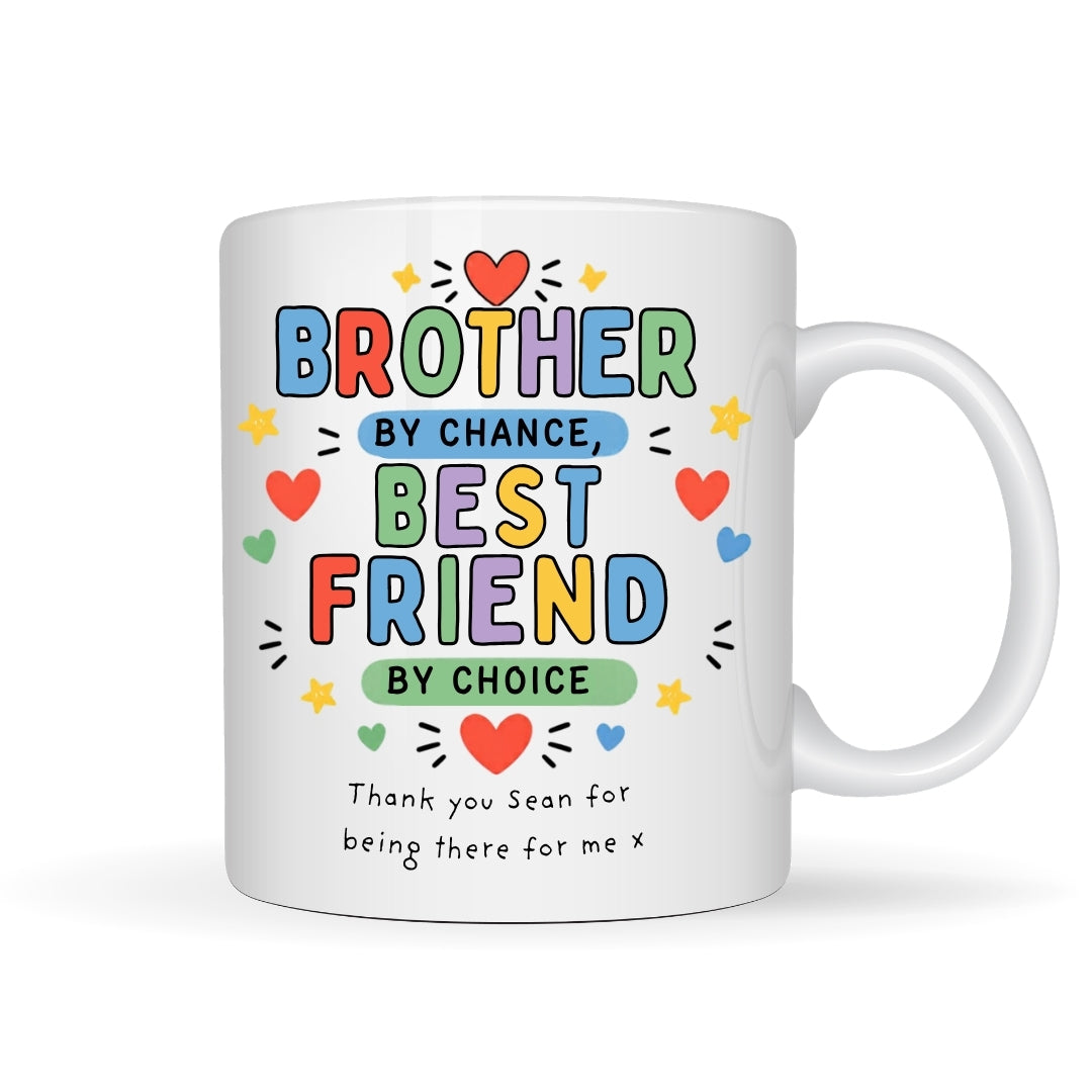 Personalised Brother Mug Gift | Brother Best Friend Gift