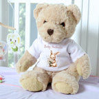 Personalised Daisy Bunny Baby Gift Hamper - Teddy & Baby Vest
