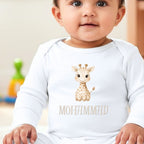 Personalised Little Giraffe Name Babygrow | Name Vest or Bib UK