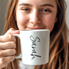Personalised Script Name Mug Gift | Friend Mum Sister Gift