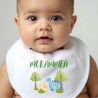 Personalised Baby Dinosaurs Baby Outfit – Bib, Vest, Baby Grow