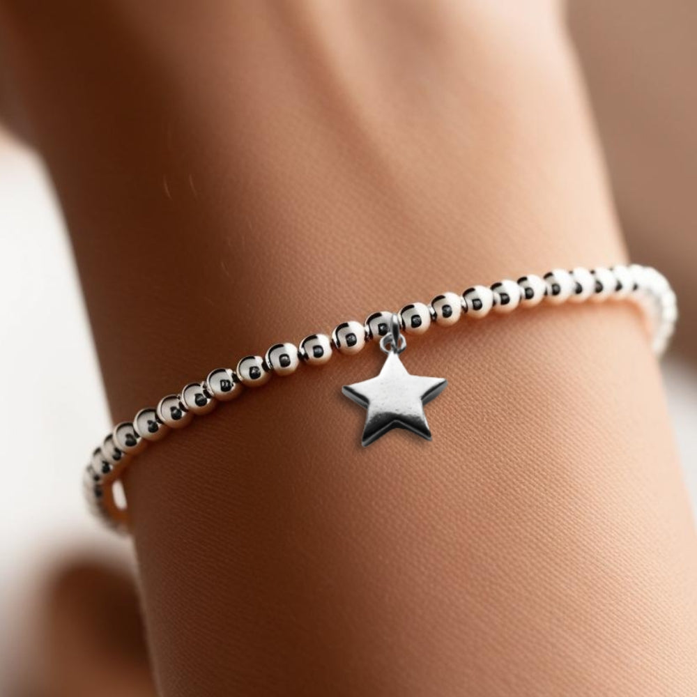 Christmas Star Mini Gift Hamper with Silver Bracelet