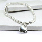 Best Cat Mum Mini Gift Hamper with Silver Heart Bracelet