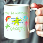 Personalised Teachers are Superheros Mug Gift