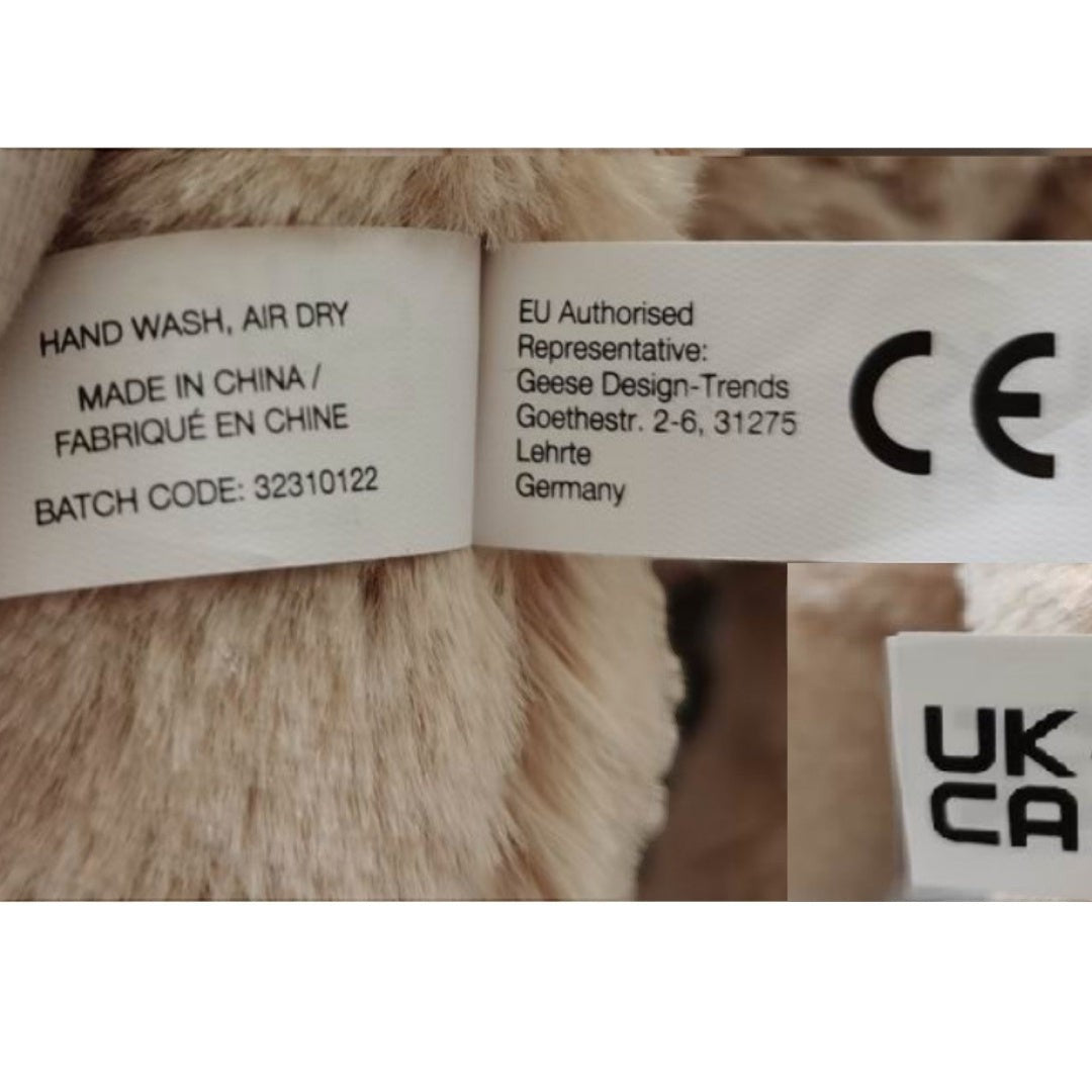 Personalised Teddy Bear Engraved Charm
