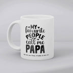 Personalised My Favourite People Call Me Papa Mug Gift | Papa Father's Day Gift