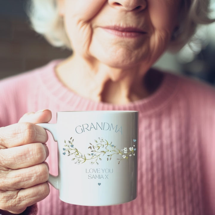 Personalised We Love You Mug Gift | Grandma Aunty Nana