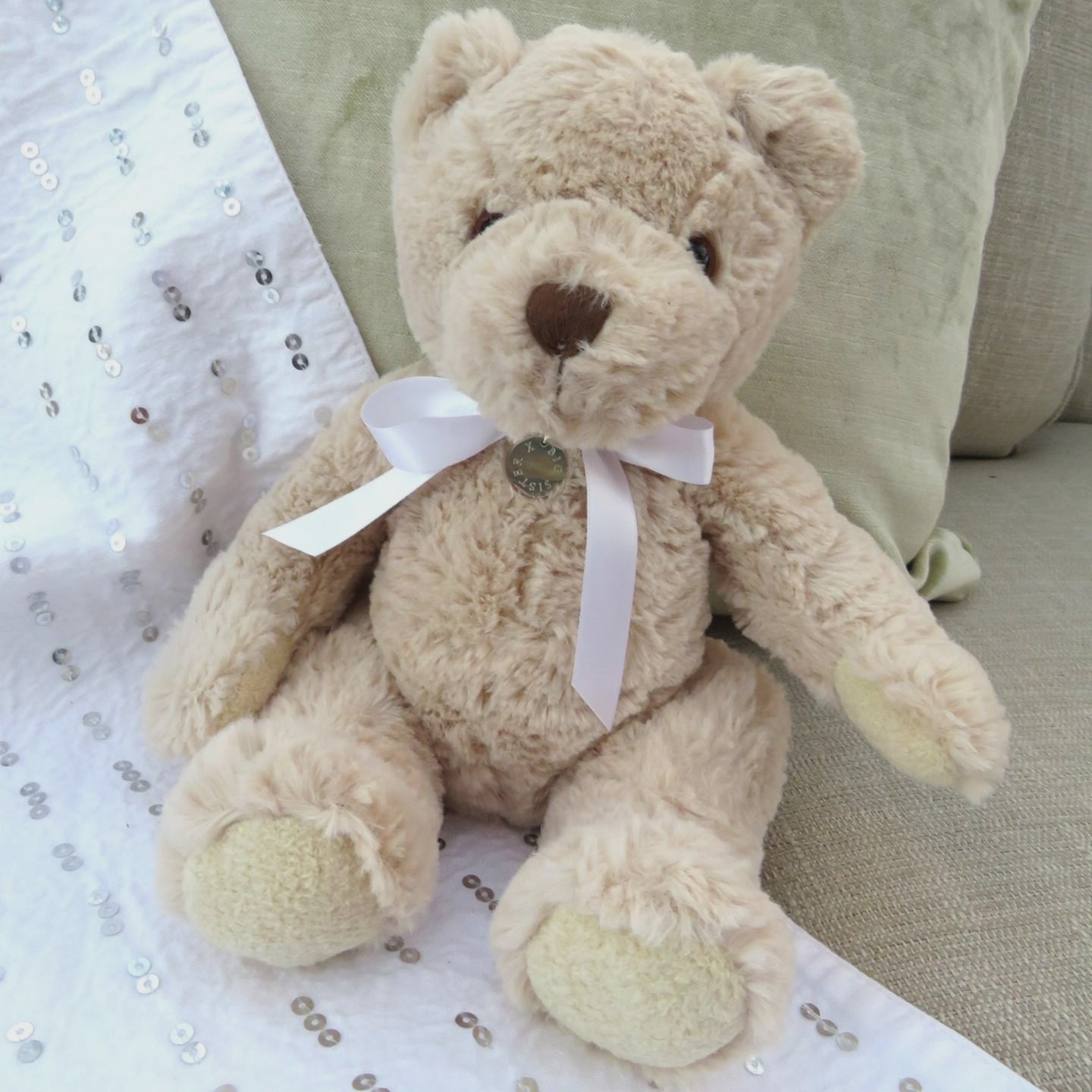 Personalised Teddy Bear Engraved Charm