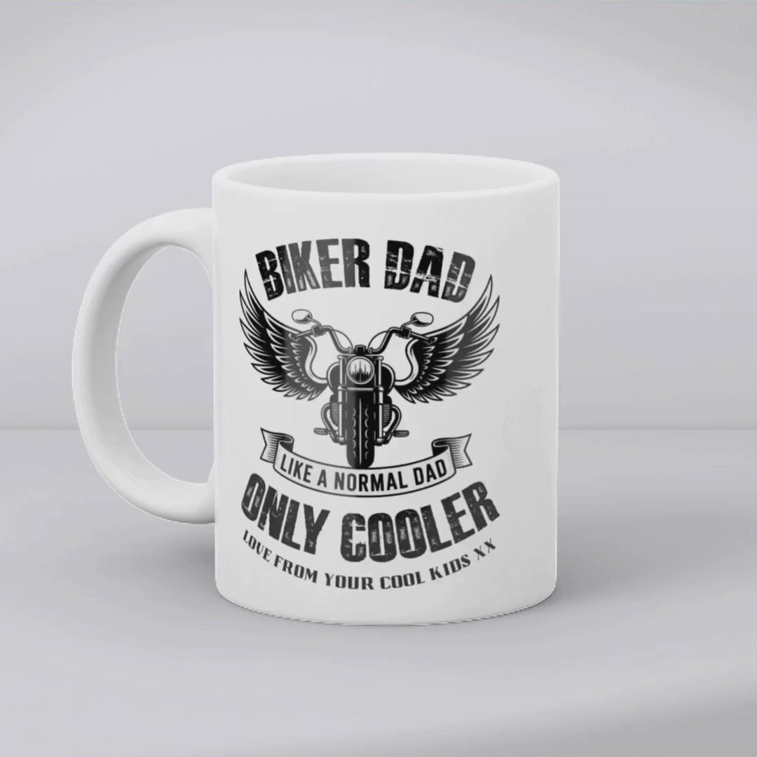 Biker Dad Mug Gift | Dad Father's Day Gift