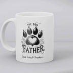 Personalised Dog Father Mug, Funny Dad Gift, Dog Lover Coffee Cup, Scotland UK