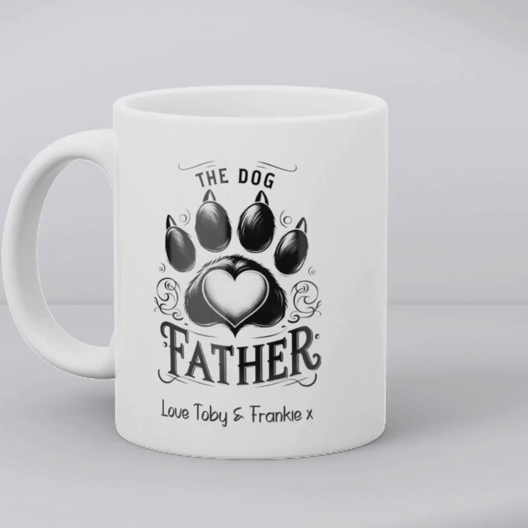 Personalised The Dog Father Mug Gift | Dad Father's Day Gift