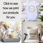 Personalised 1st Eid Mubarak Gift Hamper - Teddy & Baby Vest