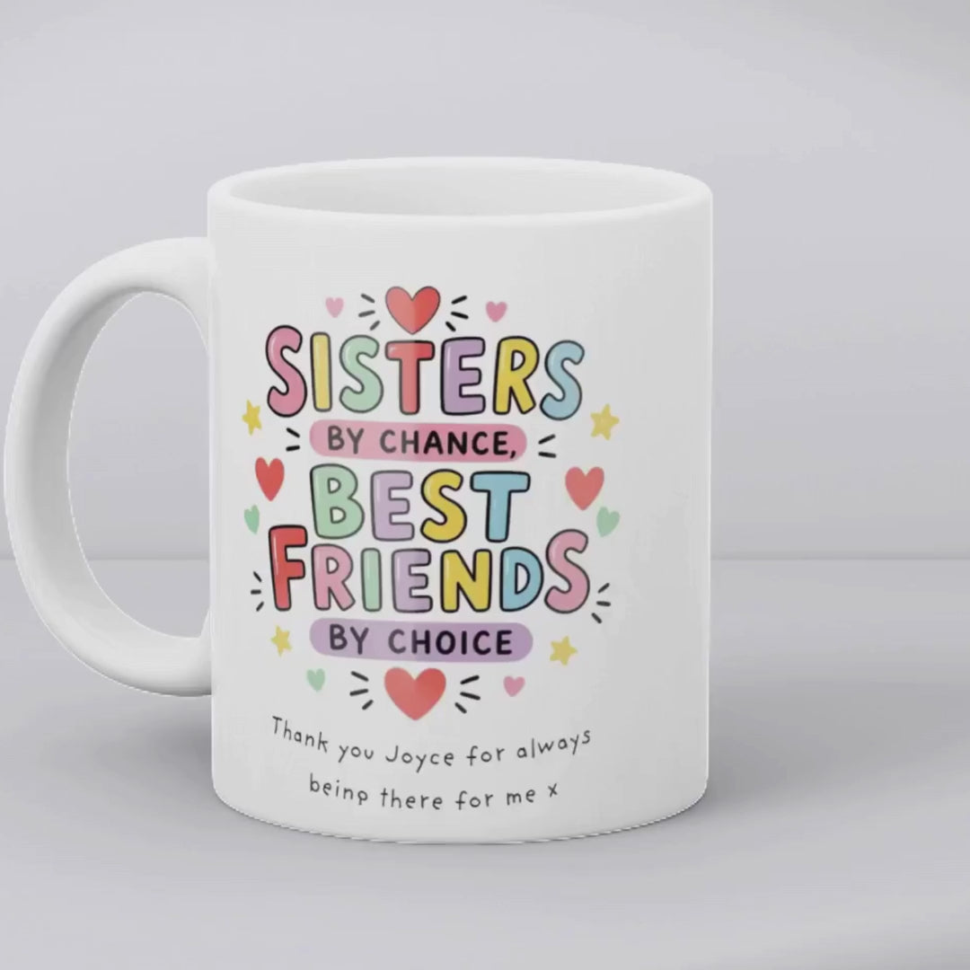 Personalised Sister & Best Friends Mug Gift | Sister Best Friend Gift