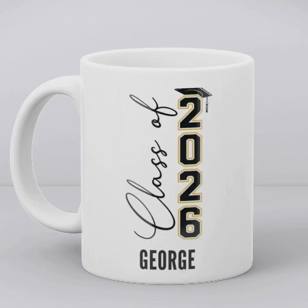 Personalised Class of 2026 Mug Gift | Graduation Gift