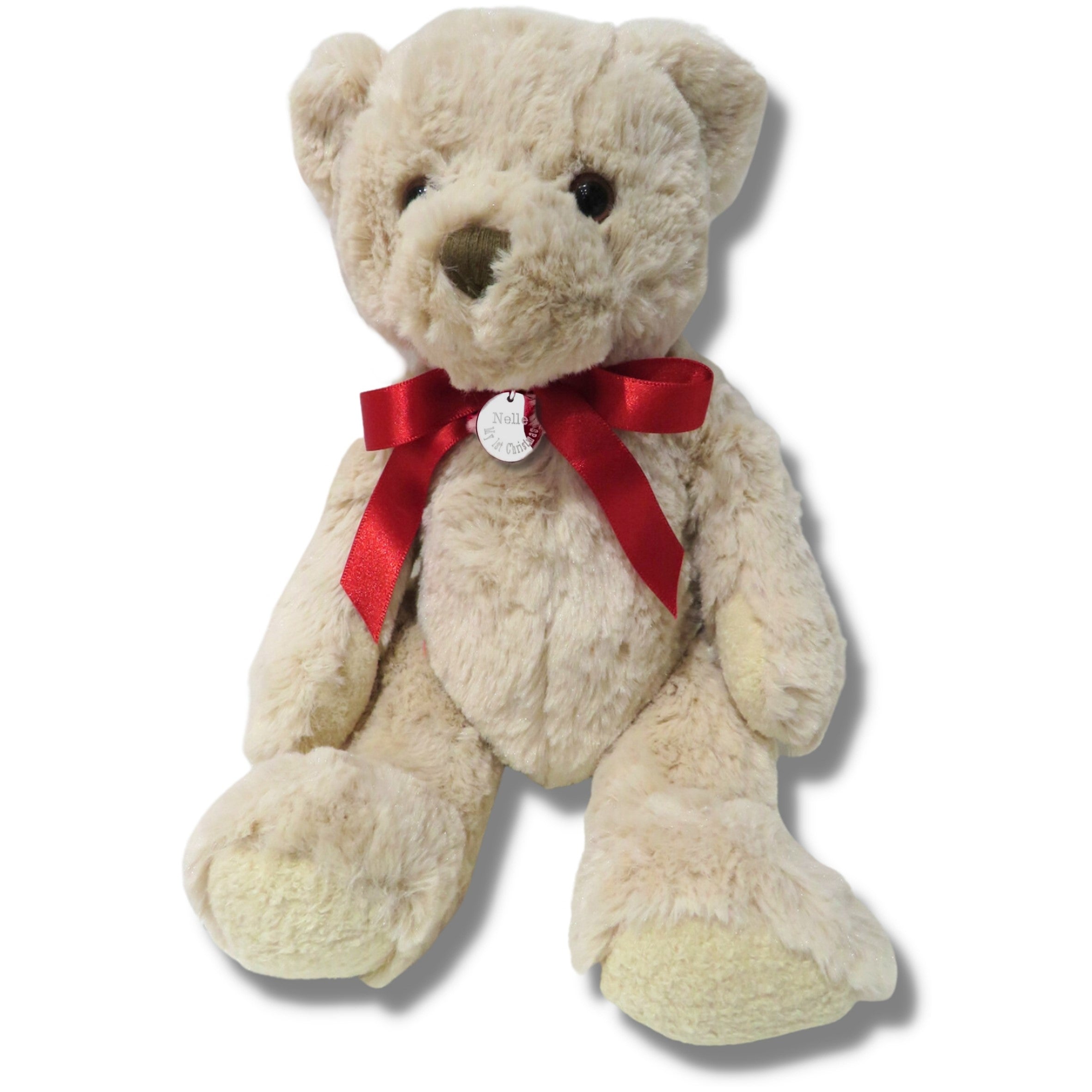 Personalised My 1st Christmas Teddy Bear & Duchess Disc