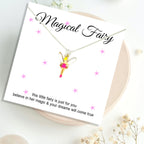 Magical Fairy Necklace & Message Card | Girls Birthday Gift