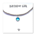 Birthday Girl Charm Bracelet & Gift Card